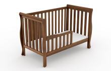 Elf Bed Gardenia  Art.74240 Nut Väikelapse võrevoodi (120x60 cm)