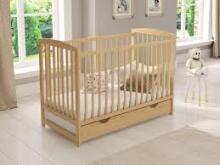 La Bebe™ Kids Wood Cot Sosna Tomi 5 Art.74488 Laste puidust võrevoodi 120x60 cm