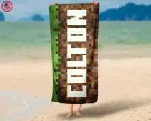Minecraft Beach Towel Minecraft Art.MC2422454-R