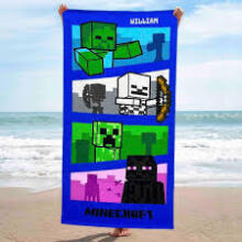 Carbotex Beach Towel Minecraft Art.MC248514-R