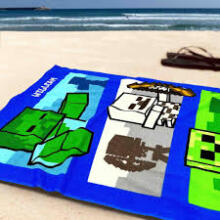 Carbotex Beach Towel Minecraft Art.MC24420254-R