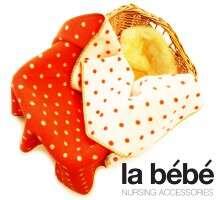 La Bebe™ Strawberry Dots Natural Lambswool Baby blanket Dots 100х70 сm