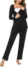 Litherday Nursing Pyjamas Art.77463 Grey