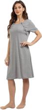 Sumeyuyu Nursing Nightdress Art.77478 Grey