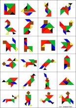 Happy Toys Puzzle Art.8709 Puidust Tangrami pusle