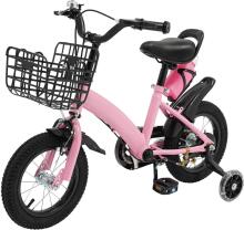 Kids Bike Wheels Collas 12' Pink Art.8059  Laste kaherattaline jalgratas lisaratastega