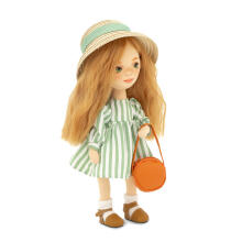 Orange Toys Sweet Sisters Sunny in a Striped Dress Art.SS02-20 Päikeseline nukk triibulises kleidis (32cm)