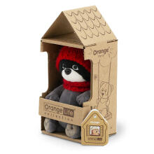 Orange Toys Orange Life Daisy the Raccoon: Cranberry Syrup 15 Art. OS003-22/15 Pehme mänguasi Raccoon Daisy: Pohla siirup (15 cm)