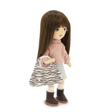 Orange Toys Sweet Sisters Sophie in a Denim Skirt Art. SS03-15 Pehme mängunukk Sofia teksaseelikus (32cm)