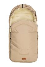 Sensillo Classic Romper Bag Art.84667 Cappuccino/Wool  Sleeping bag with natural sheepskin for a stroller