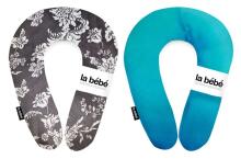 La Bebe™ Snug Cotton Nursing Maternity Pillow Deco Aqua Art.85183