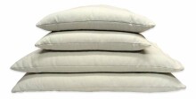 La bebe™ Pillow Eco Velvet 40x60 Art.73103 Beige/Grey 40x60 with ECO buckwheat filling