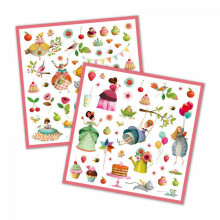 Djeco Stickers Princess Tea Party Art.DJ08884 Kleebised - 160 kleepsu - Printsesside teepidu