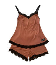 La bebe™ Maternity Cotton Art.86290 Toffee Pijamas for pregnant.