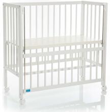 Fillikid Bedside Crib Cocon  Art.533-05  White Laste voodi puidust, häll