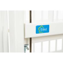 Fillikid Bedside Crib Cocon  Art.533-05  White Laste voodi puidust, häll