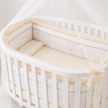 Lorelli Canopy Art.20051170001 White Luxurious universal canopy for a baby crib