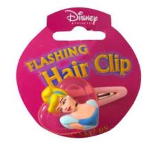 Disney Princess Flashing Hair Clips - Flashing Cinderella Hair Clip