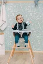 Britton Fika Art.B2131 Light Grey/Natural Legs  Söögitool