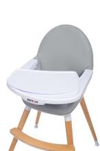 Britton Fika Art.B2131 Light Grey/Natural Legs  Söögitool
