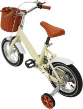 Kids Bike Wheels Collas 12' Beige Art.92089  Laste kaherattaline jalgratas lisaratastega