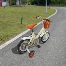 Kids Bike Wheels Collas 12' Beige Art.92089  Laste kaherattaline jalgratas lisaratastega
