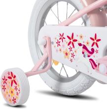 Joystar Kids Bike Wheels Collas 12'  Art.92092 Pink Laste kaherattaline jalgratas lisaratastega