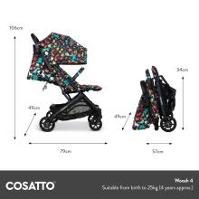 Cosatto Woosh 4 Pushchairs Art.92242 Carnival Baby stroller