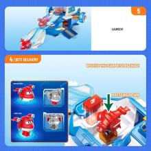 Super Wings The World Aircraft Art.92418  Mängukomplekt, lendav lennujaam figuuridega