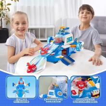 Super Wings The World Aircraft Art.92418  Mängukomplekt, lendav lennujaam figuuridega