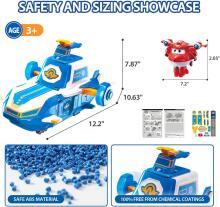 Super Wings The World Aircraft Art.92418  Mängukomplekt, lendav lennujaam figuuridega