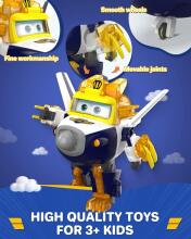 Super Wings Transforming Paul Art.EU760965 Muutuv põranda- ja loomajõupall, umbes 12,3 cm