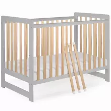 La Bebe™ Kids Wood Cot Tomi 18 Art.92455 Natural Laste puidust võrevoodi 120x60 cm