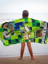 Carbotex Beach Towel Minecraft Art.MC24002024-R