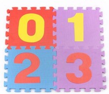 Safety Kid Floor Puzzle Art.KP6795 Многофункциональный напольный пазл-коврик цифры из 10 элементов
