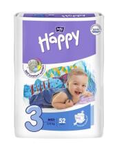 Happy Midi beebivaibad suurus 3 alates 5-9 kg, 52 tk.