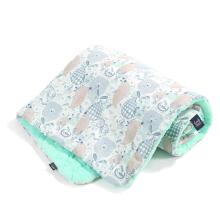 La Millou Velvet Collection Captain Toddler Blanket  Mint Art.95377