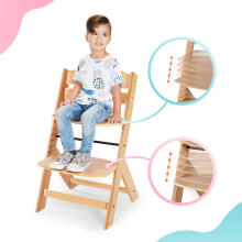 KinderKraft Enock Art.KKKENOCNAT0000  Puidust söögitool