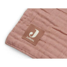 Jollein Cradle Wrinkled Cotton Art.523-511-66042 Rosewood - Beebi tekk 75x100cm