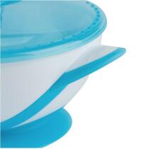 Babyono Art.1063/05 WHITE set plate and spoon