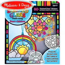 NEW!! Melissa and Doug 19435 Stained Glass Made Easy Princess