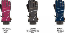 HUPPA - waterproof down gloves KARIN (8203AW12) (6 - 8) rose fuchsia 063