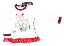 BebeKids 8376 Хлопковая майка с длинным рукавом для девочек, 100% хлопок