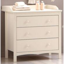 Erbesi Sonia Ivory Art.66798 changing dresser with a baby bath