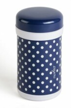 Nuvita Art. 1477 Navy Blue Stainless steel thermal food container with 3 internal containers, 1200 ml