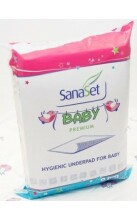 Sanaset Baby Premium Пеленки одноразовые впитывающие с особо мягким покрытием 6шт.  40x60 см