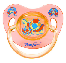 BabyOno Art. 711 Anatomical silicone soother, 6m +
