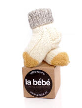 La Bebe™ Lambswool Natural Eco Socks Art.81005 Random