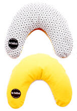 La Bebe™ Mimi Nursing Cotton Pillow Art.81907 kollane ja must/valge reisipadi suurusega 19 x 46cm