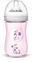Philips AVENT SCF620/17  Бутылочка для кормления Natural Flower (260мл.) не содержит Bisphenol A   , 1M+